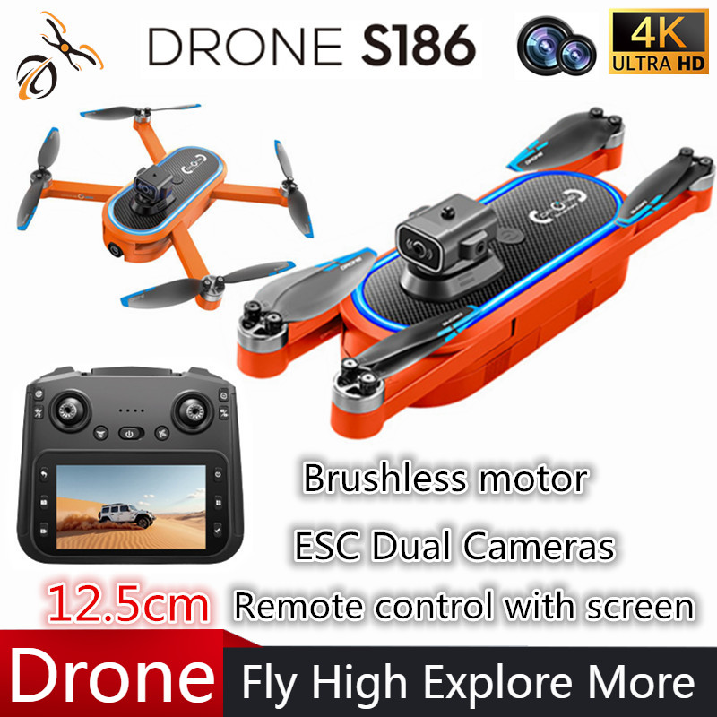 2025 S186 Drone Professional 4 - Drone Controller Screen review and price