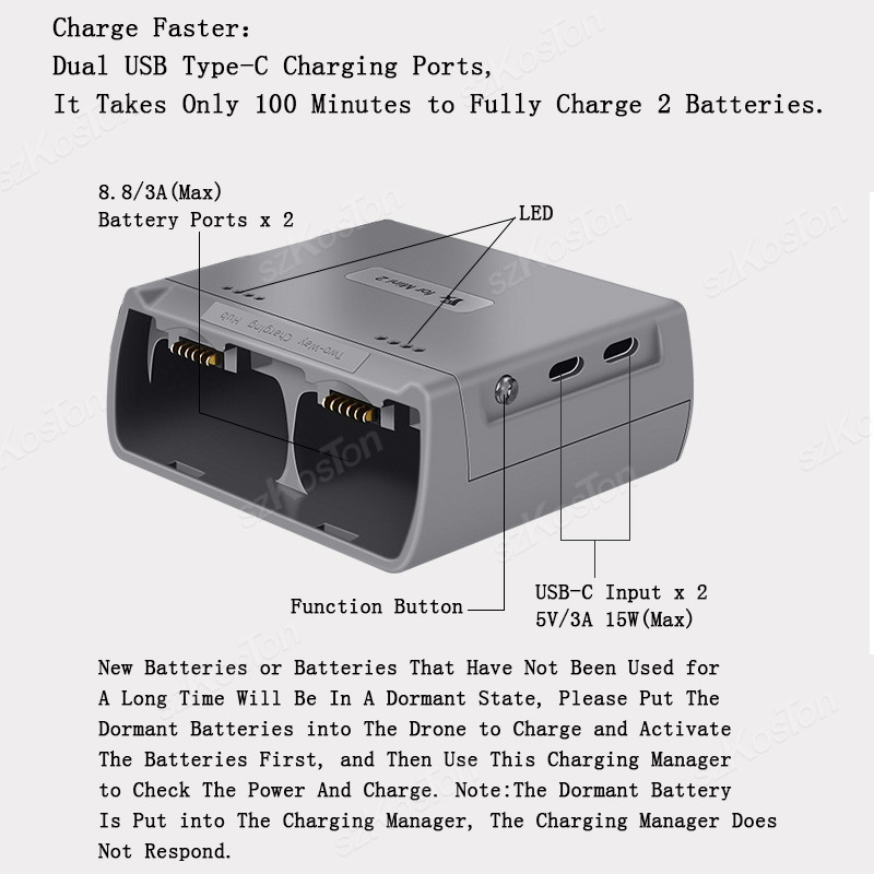 For DJI Mini 4K/MINI 2/Mini 2  - Drone Charging Hub review and price