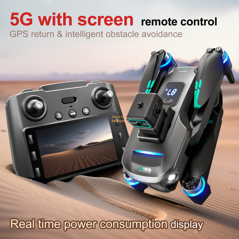 8K Dual Camera 5G WIFI FPV Rem - Drone Controller Screen review and price