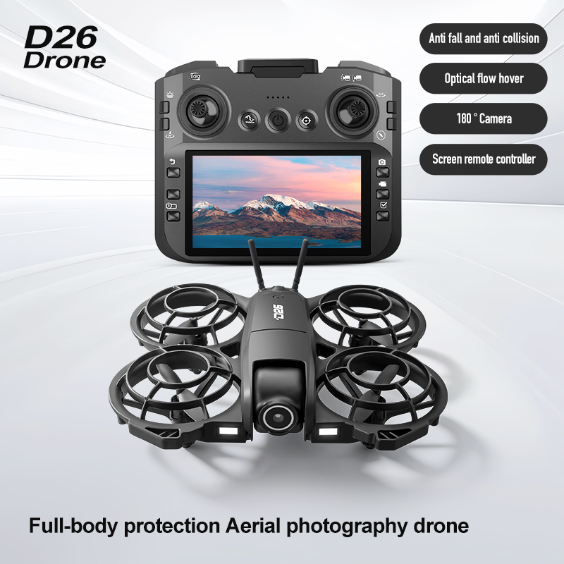 D26 Drone 4K Aerial HD 180° Ca - Drone Controller Screen review and price