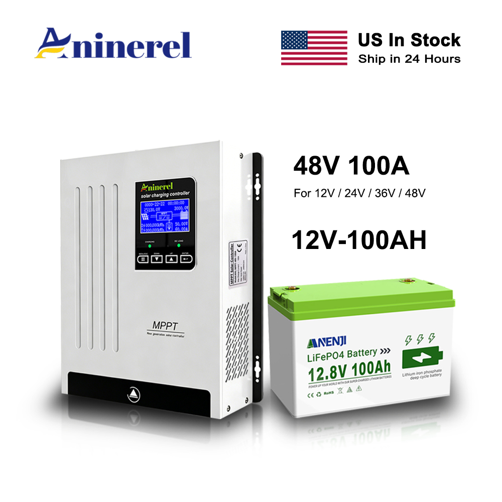 Aninerel 100A Solar Charge Con - Drone Solar Charger review and price