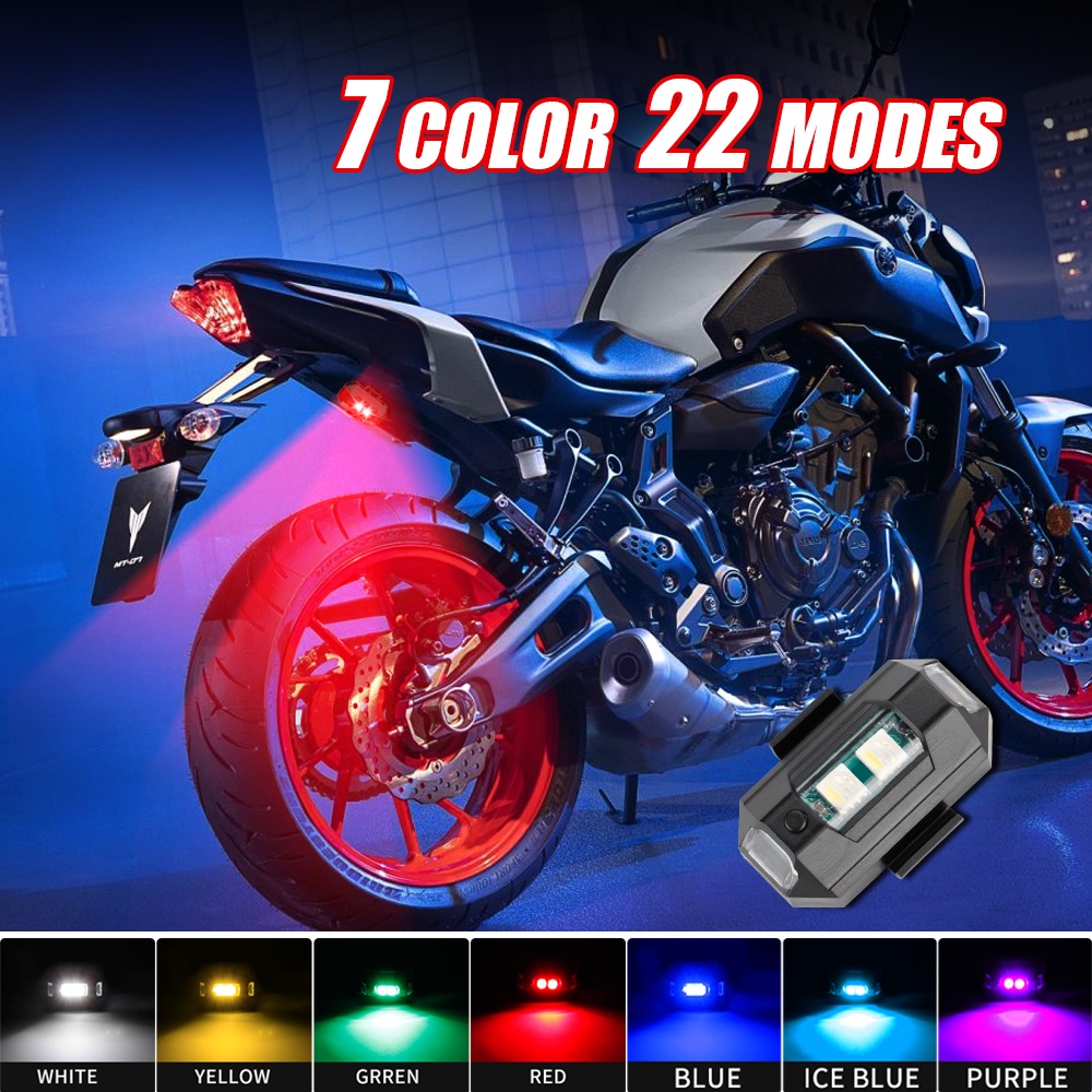 1PC 7 Color Mini USB Charging  - Drone Strobe Light review and price