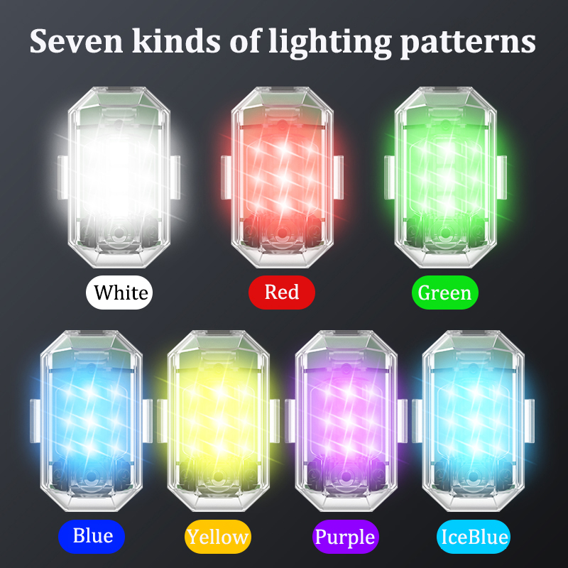 1/2/4pcs Wireless LED Drone St - Drone Strobe Light review and price